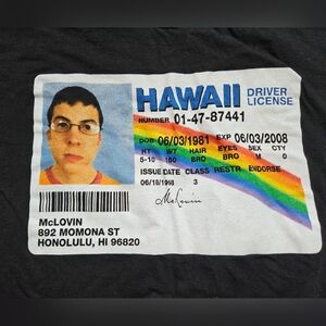 McLovin Hawaii License T-Shirt